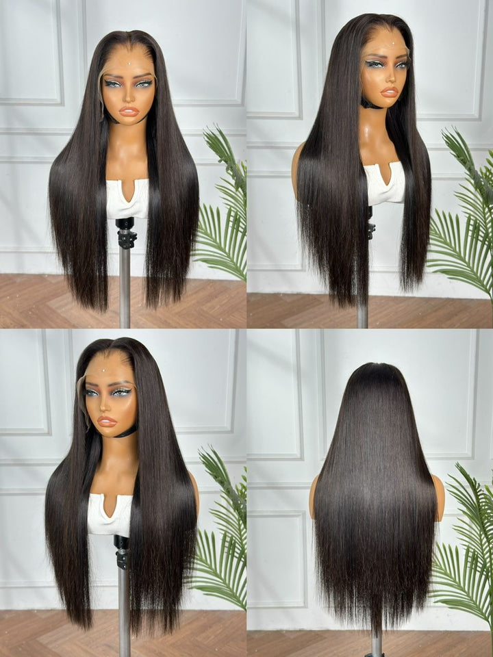 Raw Luxe- Silky Straight Glueless Wig (13x4) HD Frontal