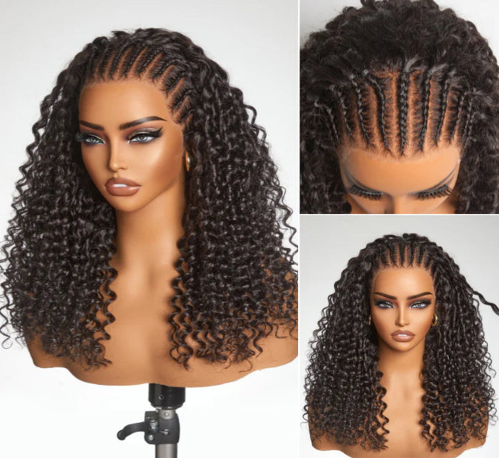 Fulani Luxe Deep Wave Braided Wig
