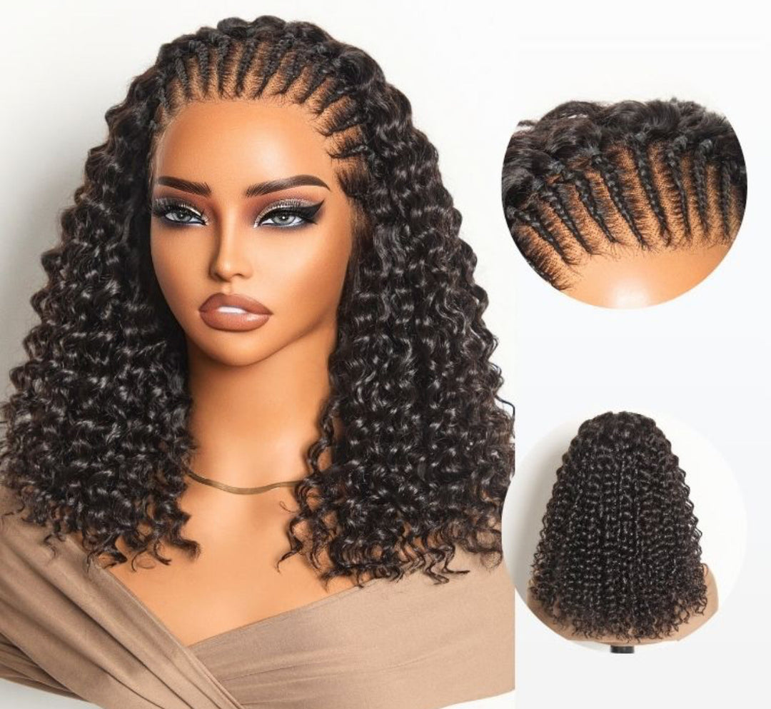 Fulani Luxe Deep Wave Braided Wig