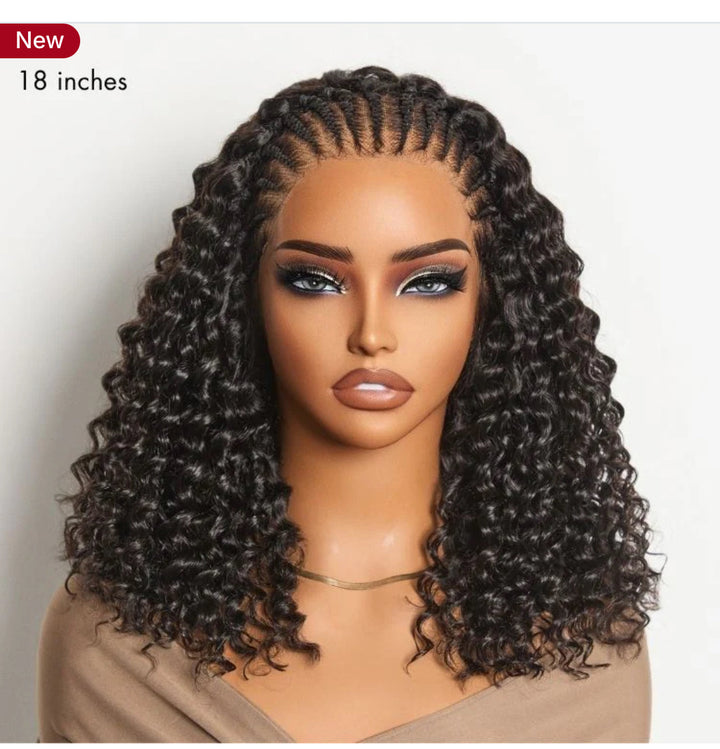 Fulani Luxe Deep Wave Braided Wig