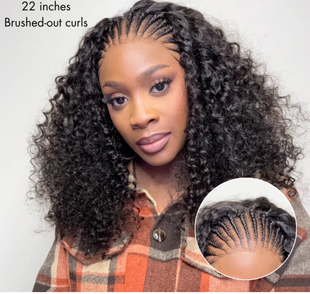 Fulani Luxe Deep Wave Braided Wig