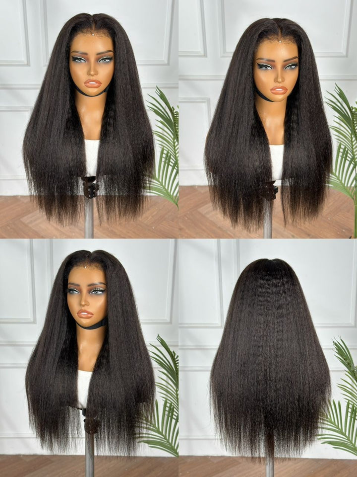 Raw Luxe - Kinky Straight Glueless Wig (7x6 Closure)