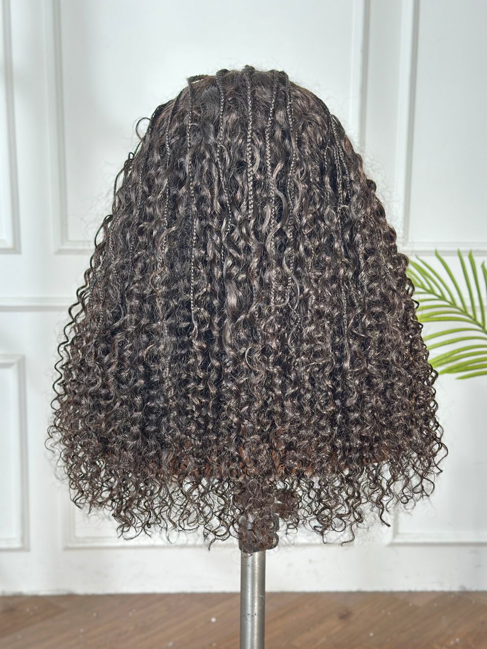 Braided Muse | Hand-Crafted 22" 5x5 HD Closure Braid Wig (250% density)