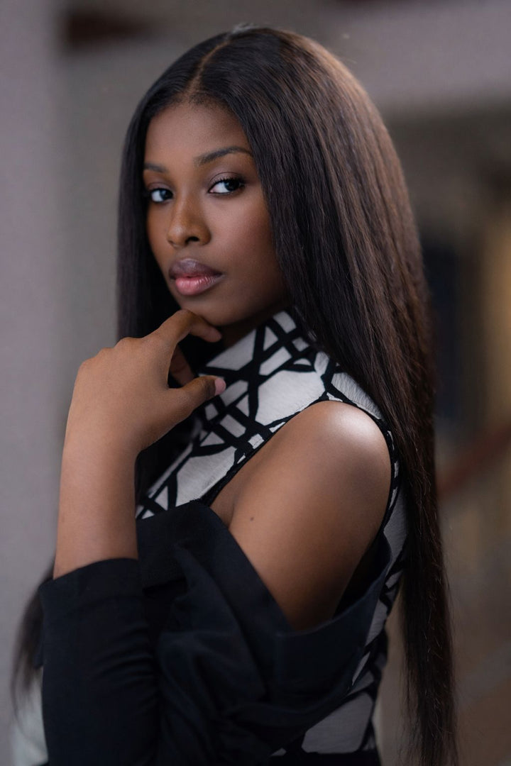 Raw Luxe - Kinky Straight Glueless Wig (7x6 Closure)