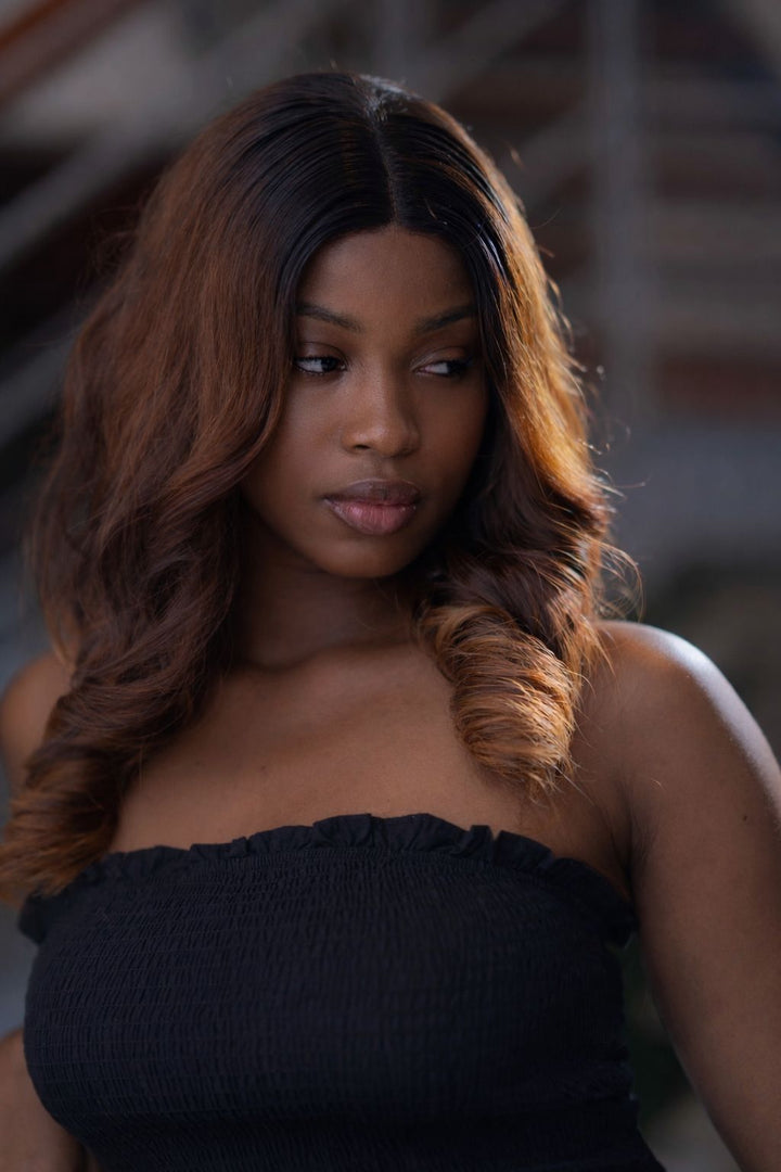 Perruque ondulée sans colle Amber Muse - Closure 5 x 5