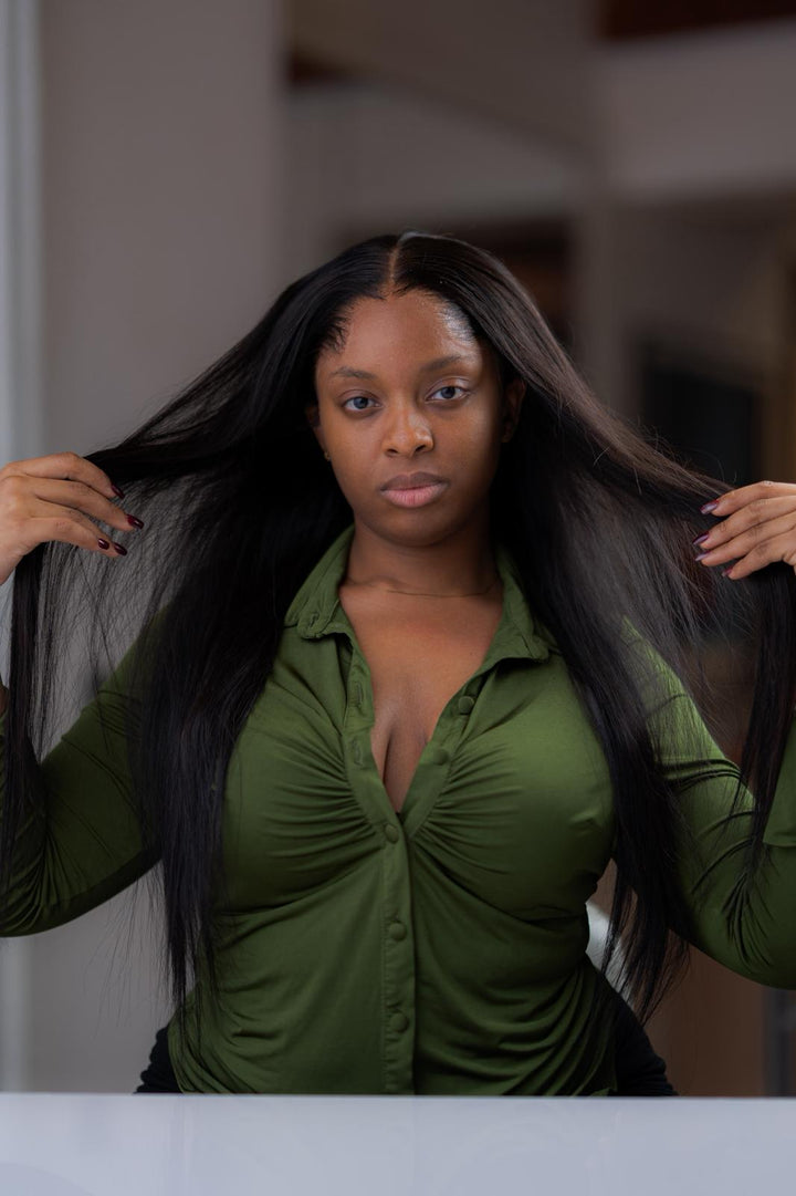 Raw Luxe- Silky Straight Glueless Wig 13x4 Frontal