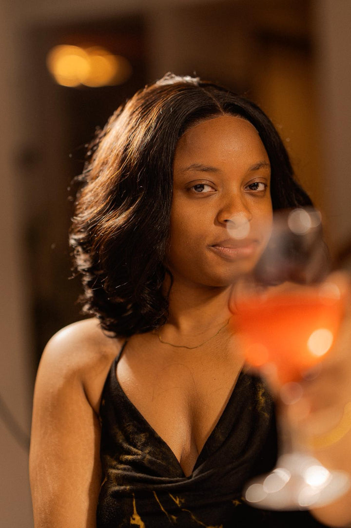 Midnight Muse| Layered Soft Curl Wig - 4x4 Glueless