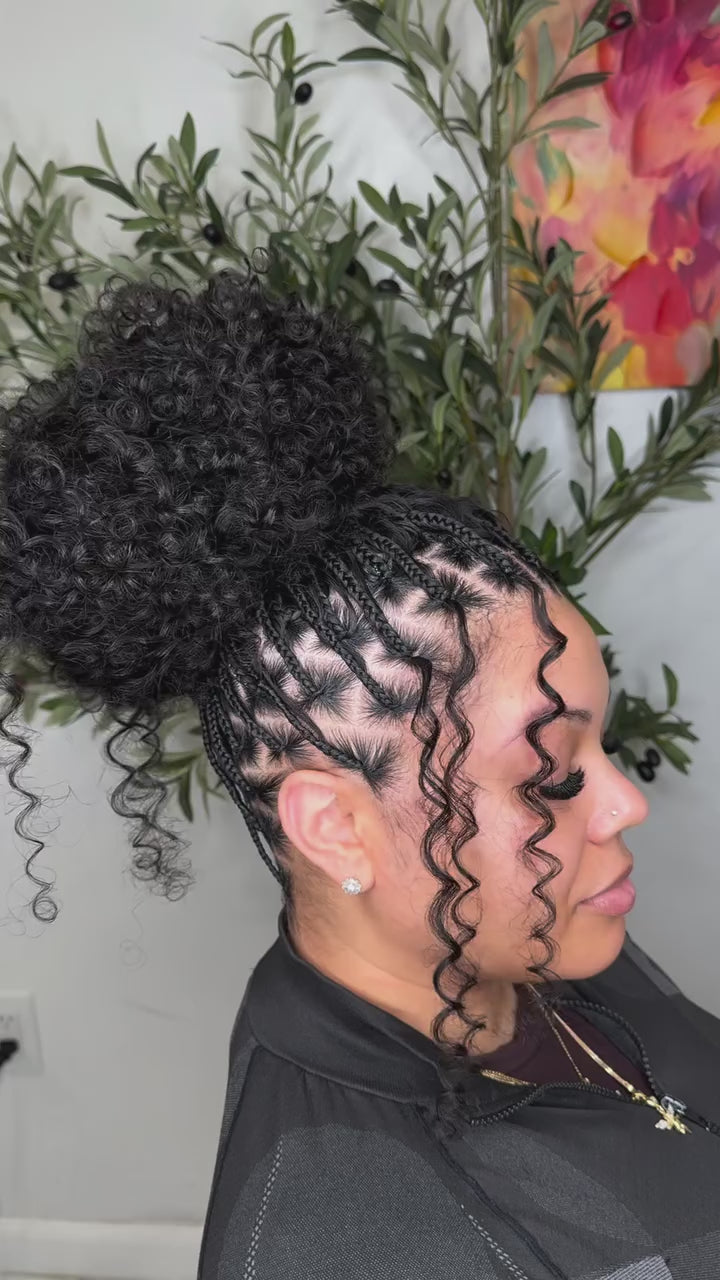 Italian Virgin Curly Bulk Hair - 100g | Pure Raw Human Hair