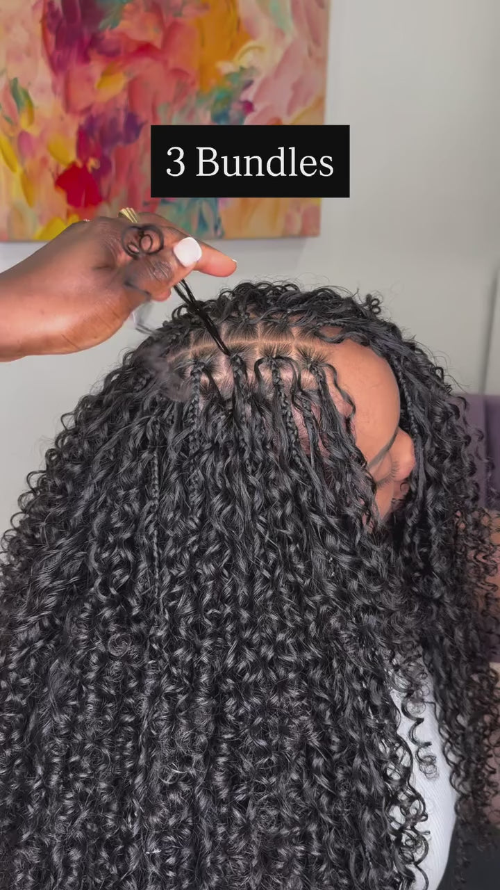 Goddess Boho Curl Extensions (3 Pack) | Raw Human Hair