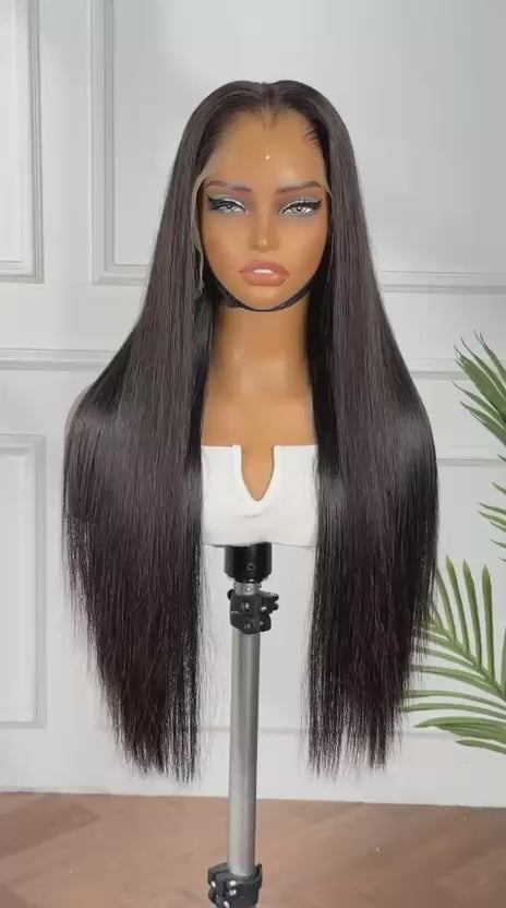 Raw Luxe- Silky Straight Glueless Wig (13x4) HD Frontal