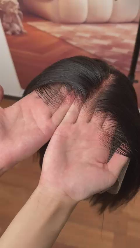Seamless Hairline Bob Wig