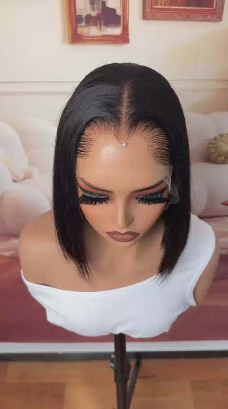 Seamless Hairline Bob Wig